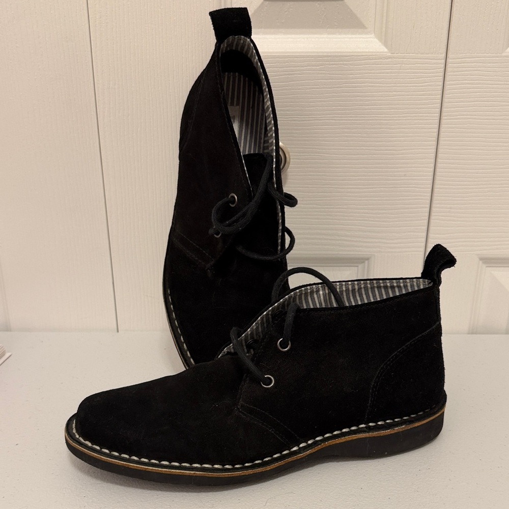 Roots Black Suede Chukka Boots